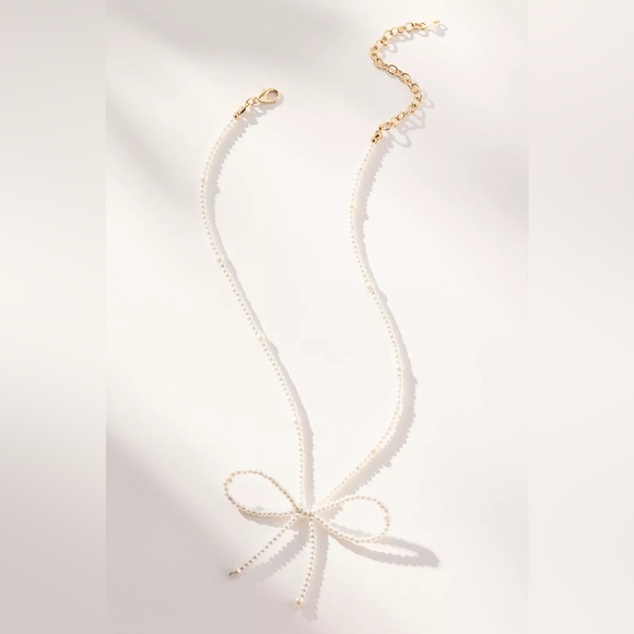Anthropologie Jewelry - NWT Anthropologie Beaded Bow Necklace